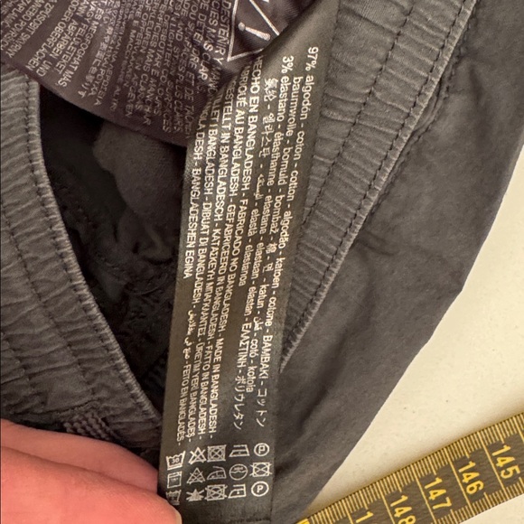 Zara Gray/Green Men's Shorts - Picture 4 of 4